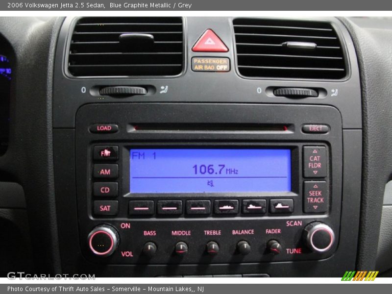 Blue Graphite Metallic / Grey 2006 Volkswagen Jetta 2.5 Sedan