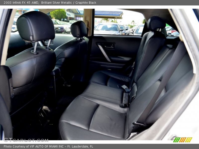 Brilliant Silver Metallic / Graphite Black 2003 Infiniti FX 45 AWD