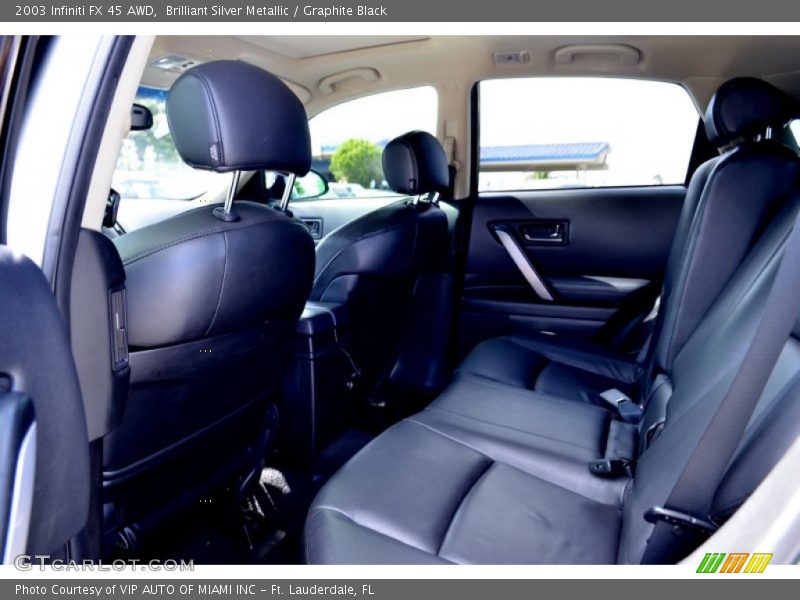 Brilliant Silver Metallic / Graphite Black 2003 Infiniti FX 45 AWD