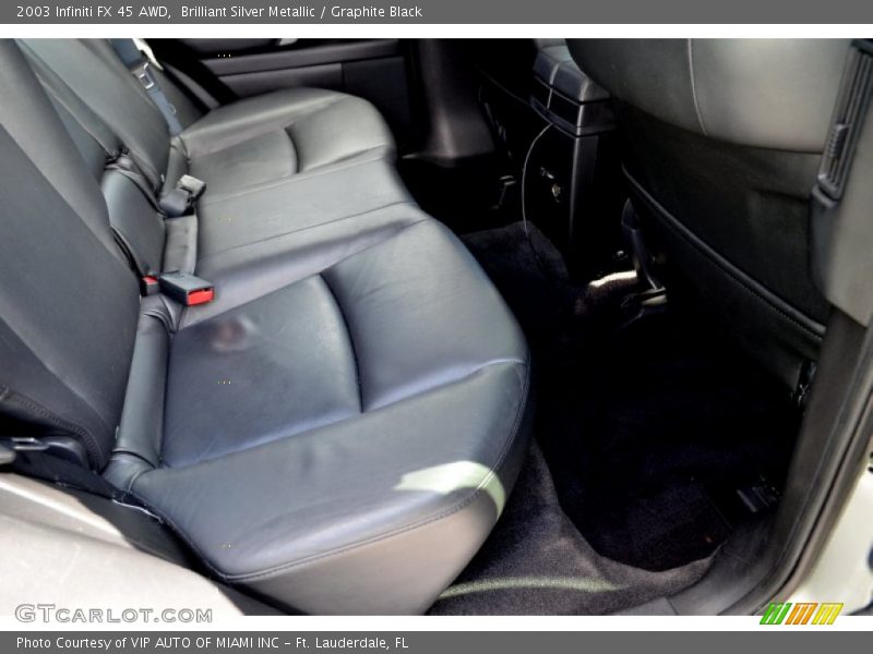 Brilliant Silver Metallic / Graphite Black 2003 Infiniti FX 45 AWD