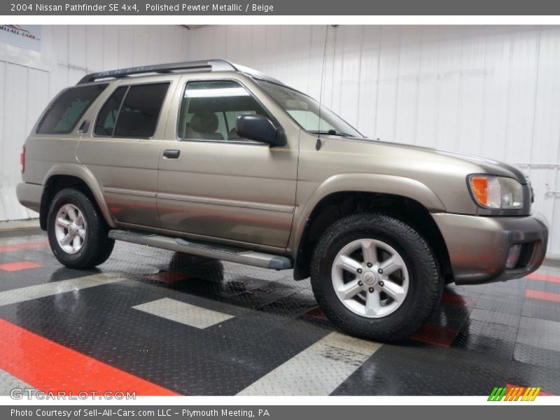 Polished Pewter Metallic / Beige 2004 Nissan Pathfinder SE 4x4