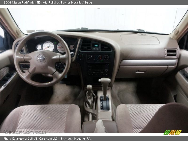 Polished Pewter Metallic / Beige 2004 Nissan Pathfinder SE 4x4