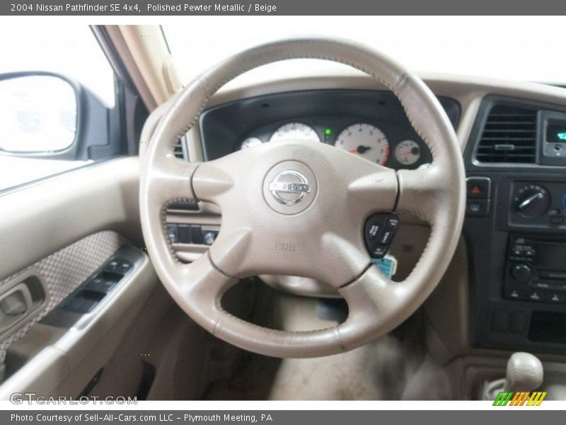Polished Pewter Metallic / Beige 2004 Nissan Pathfinder SE 4x4