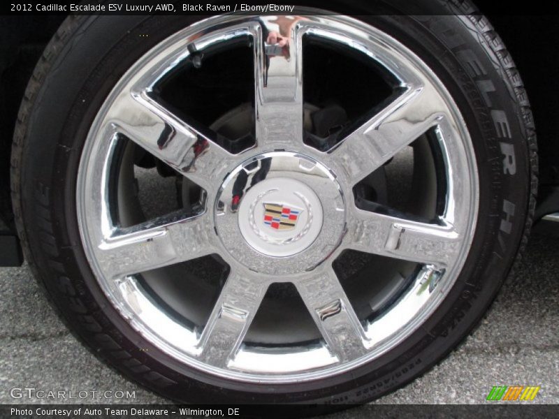 Black Raven / Ebony/Ebony 2012 Cadillac Escalade ESV Luxury AWD