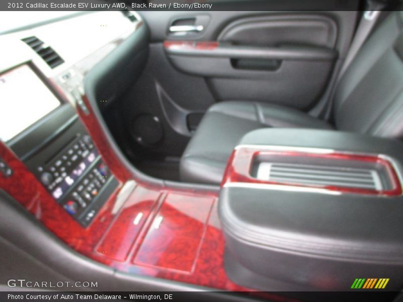 Black Raven / Ebony/Ebony 2012 Cadillac Escalade ESV Luxury AWD