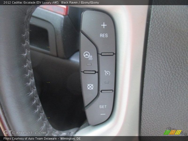 Black Raven / Ebony/Ebony 2012 Cadillac Escalade ESV Luxury AWD