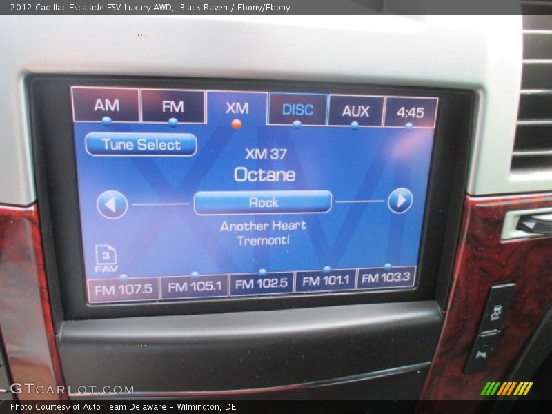 Black Raven / Ebony/Ebony 2012 Cadillac Escalade ESV Luxury AWD