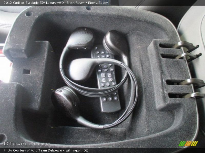 Black Raven / Ebony/Ebony 2012 Cadillac Escalade ESV Luxury AWD