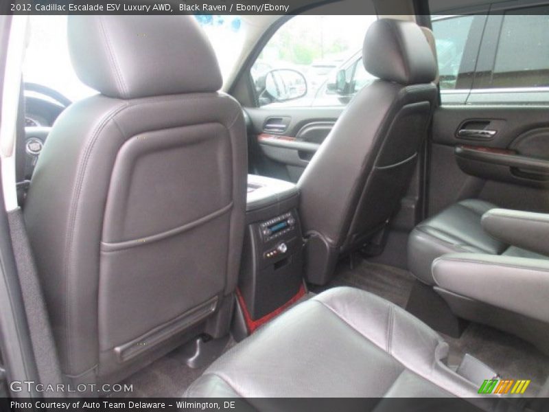 Black Raven / Ebony/Ebony 2012 Cadillac Escalade ESV Luxury AWD