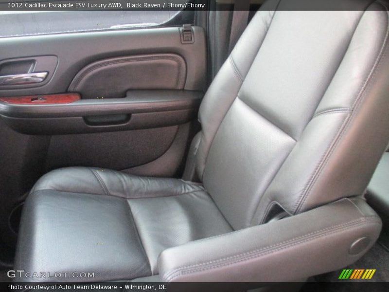Black Raven / Ebony/Ebony 2012 Cadillac Escalade ESV Luxury AWD