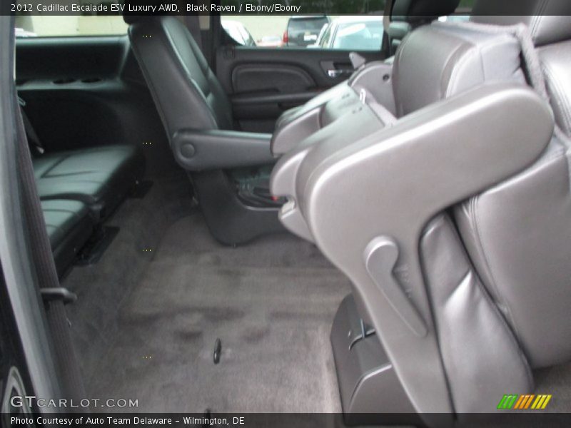 Black Raven / Ebony/Ebony 2012 Cadillac Escalade ESV Luxury AWD