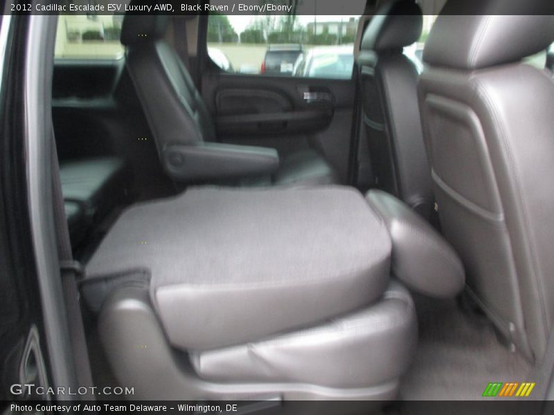 Black Raven / Ebony/Ebony 2012 Cadillac Escalade ESV Luxury AWD