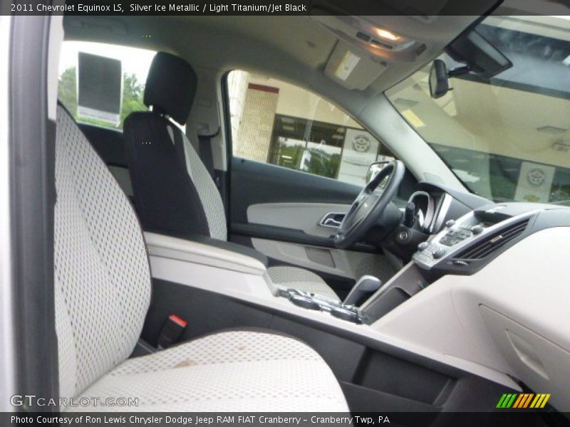 Silver Ice Metallic / Light Titanium/Jet Black 2011 Chevrolet Equinox LS
