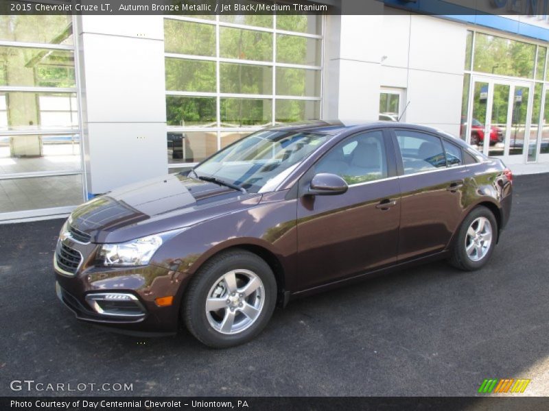 Autumn Bronze Metallic / Jet Black/Medium Titanium 2015 Chevrolet Cruze LT