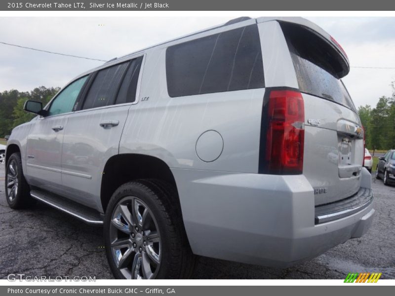 Silver Ice Metallic / Jet Black 2015 Chevrolet Tahoe LTZ