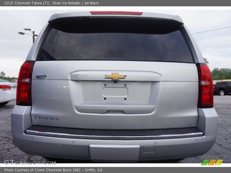 Silver Ice Metallic / Jet Black 2015 Chevrolet Tahoe LTZ