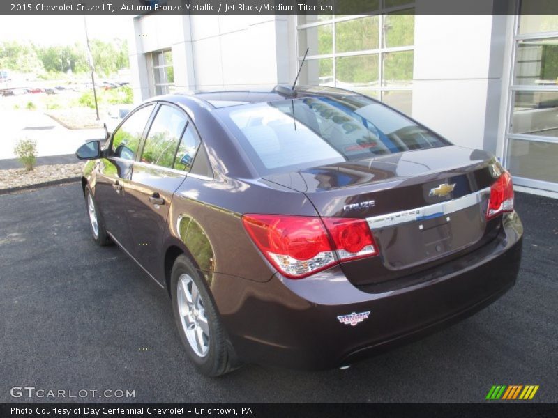 Autumn Bronze Metallic / Jet Black/Medium Titanium 2015 Chevrolet Cruze LT