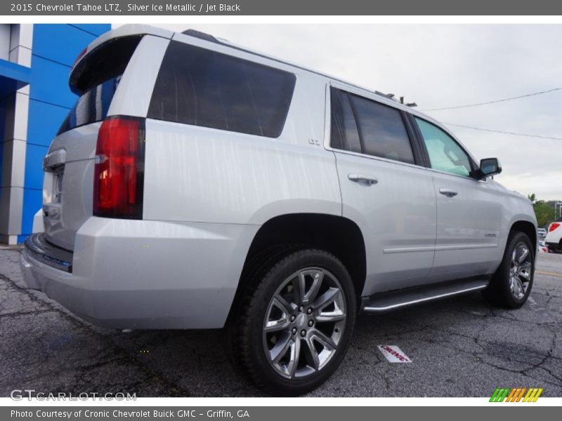 Silver Ice Metallic / Jet Black 2015 Chevrolet Tahoe LTZ