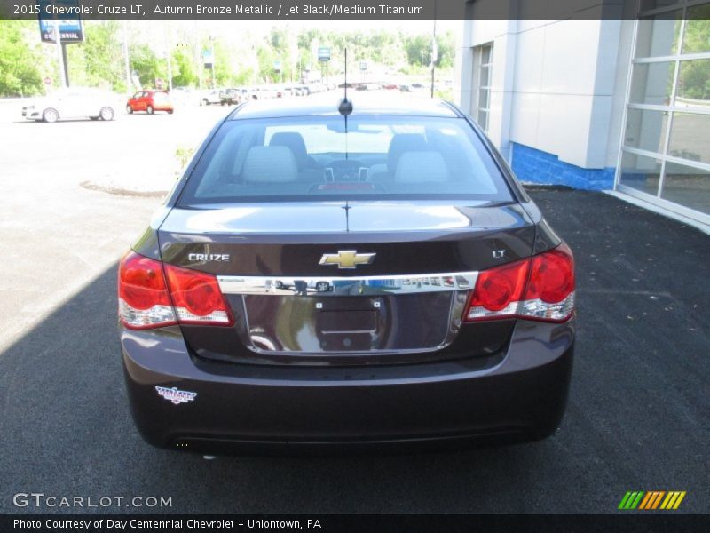 Autumn Bronze Metallic / Jet Black/Medium Titanium 2015 Chevrolet Cruze LT