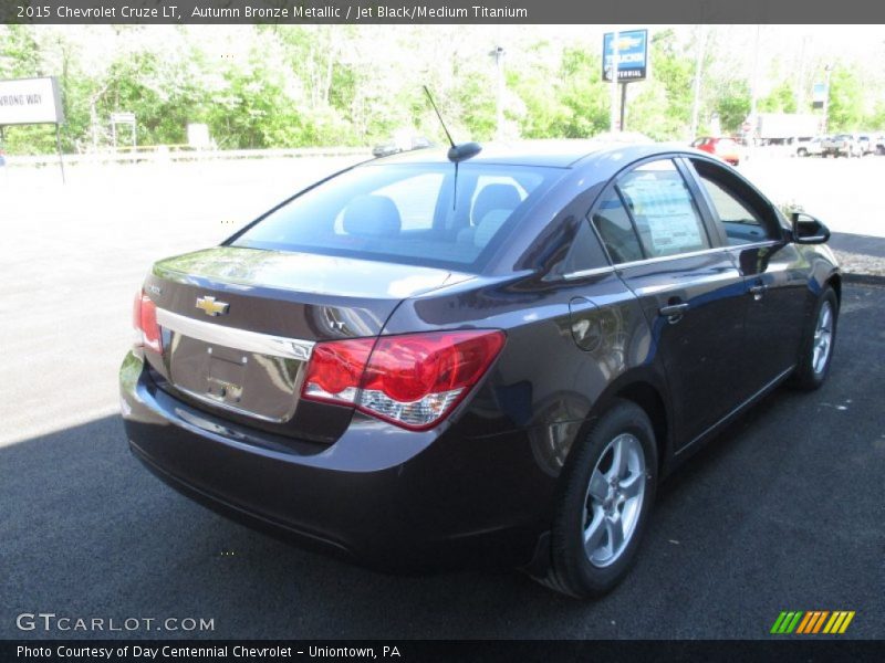 Autumn Bronze Metallic / Jet Black/Medium Titanium 2015 Chevrolet Cruze LT