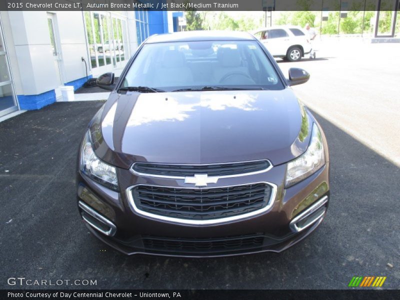 Autumn Bronze Metallic / Jet Black/Medium Titanium 2015 Chevrolet Cruze LT