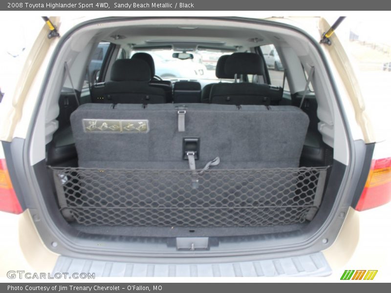 Sandy Beach Metallic / Black 2008 Toyota Highlander Sport 4WD