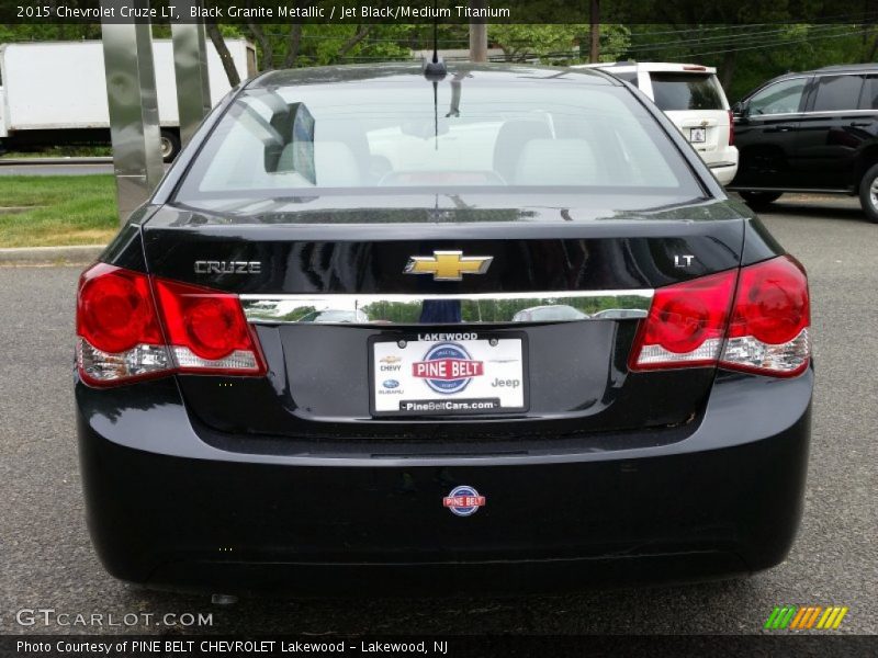 Black Granite Metallic / Jet Black/Medium Titanium 2015 Chevrolet Cruze LT