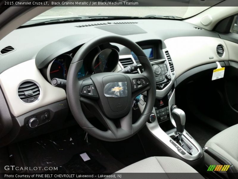 Black Granite Metallic / Jet Black/Medium Titanium 2015 Chevrolet Cruze LT