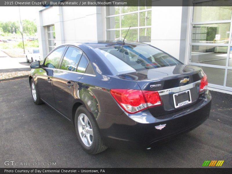 Blue Ray Metallic / Jet Black/Medium Titanium 2015 Chevrolet Cruze LT