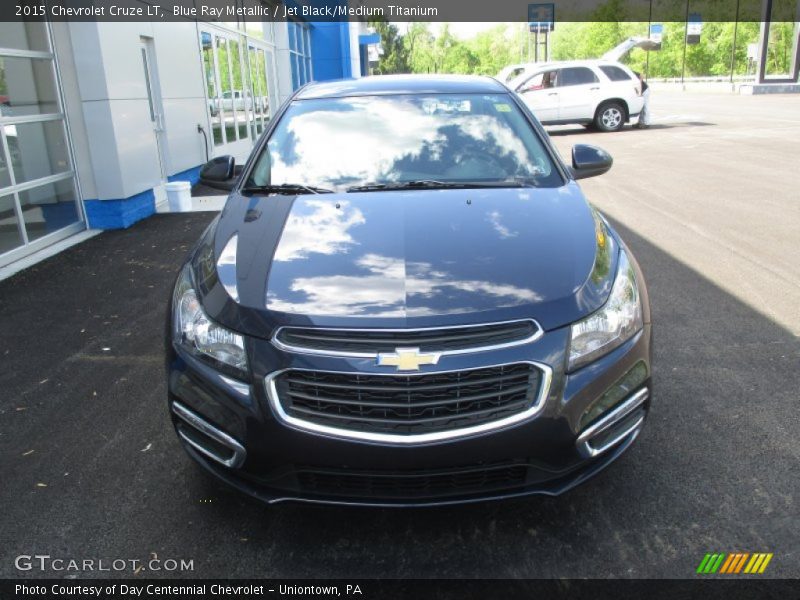 Blue Ray Metallic / Jet Black/Medium Titanium 2015 Chevrolet Cruze LT