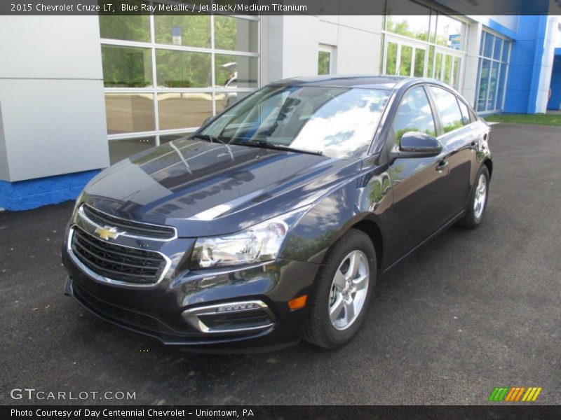 Blue Ray Metallic / Jet Black/Medium Titanium 2015 Chevrolet Cruze LT