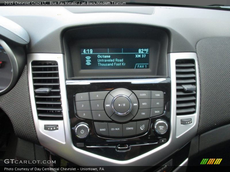 Blue Ray Metallic / Jet Black/Medium Titanium 2015 Chevrolet Cruze LT