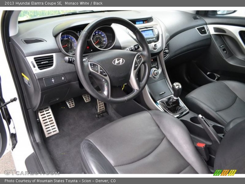  2013 Elantra Coupe SE Black Interior