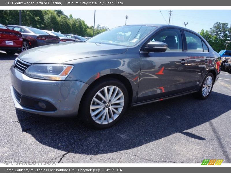 Platinum Gray Metallic / Titan Black 2011 Volkswagen Jetta SEL Sedan