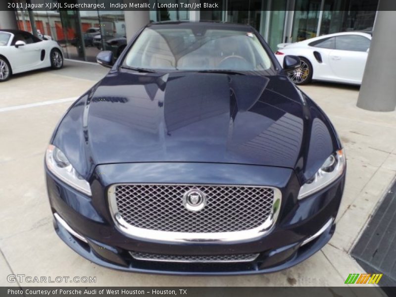 Indigo Metallic / London Tan/Jet Black 2011 Jaguar XJ XJL Supercharged