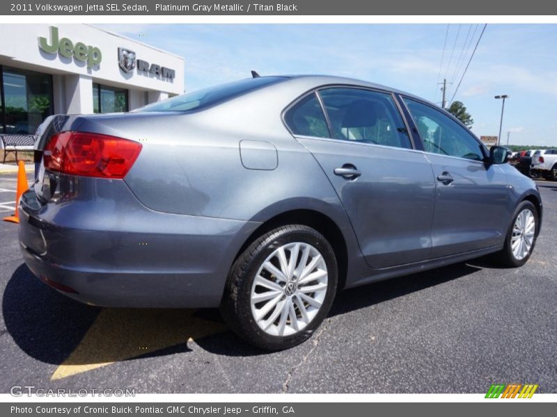 Platinum Gray Metallic / Titan Black 2011 Volkswagen Jetta SEL Sedan