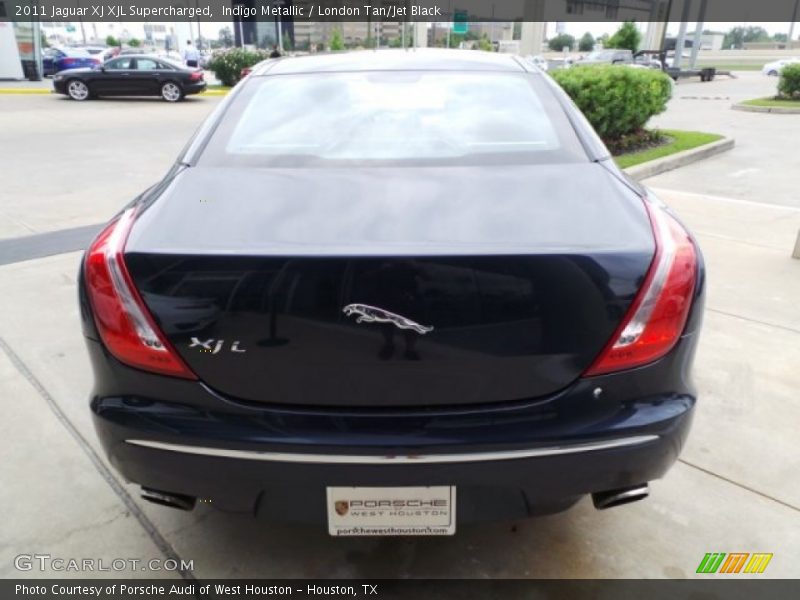 Indigo Metallic / London Tan/Jet Black 2011 Jaguar XJ XJL Supercharged