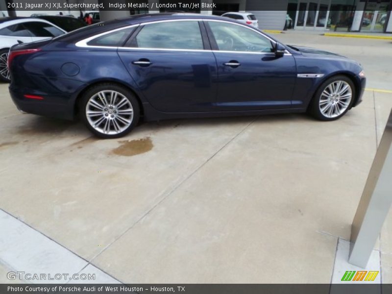 Indigo Metallic / London Tan/Jet Black 2011 Jaguar XJ XJL Supercharged