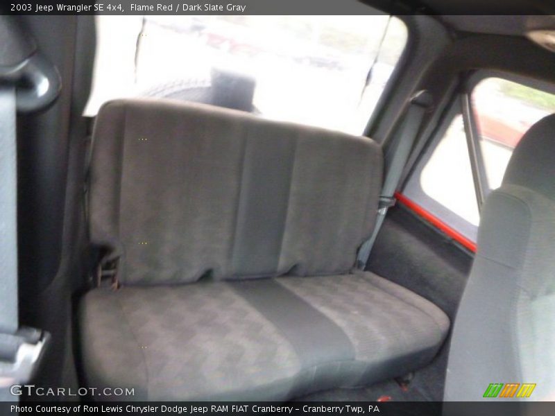 Flame Red / Dark Slate Gray 2003 Jeep Wrangler SE 4x4