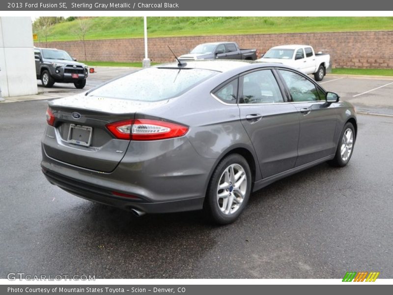 Sterling Gray Metallic / Charcoal Black 2013 Ford Fusion SE