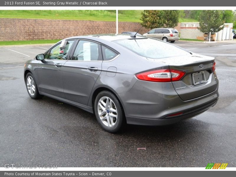 Sterling Gray Metallic / Charcoal Black 2013 Ford Fusion SE