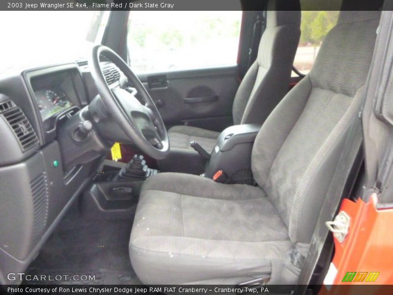 Flame Red / Dark Slate Gray 2003 Jeep Wrangler SE 4x4