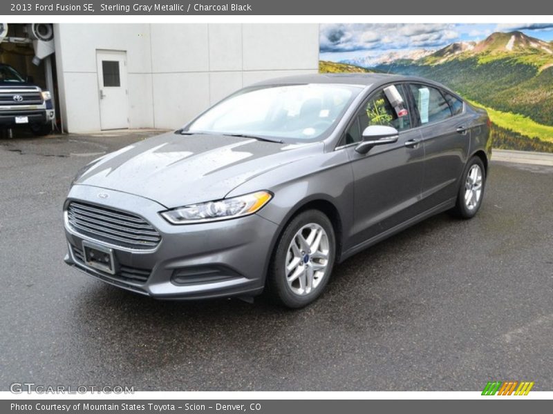Sterling Gray Metallic / Charcoal Black 2013 Ford Fusion SE