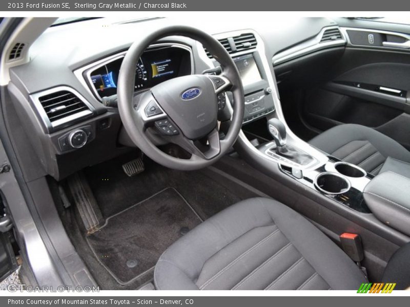 Sterling Gray Metallic / Charcoal Black 2013 Ford Fusion SE