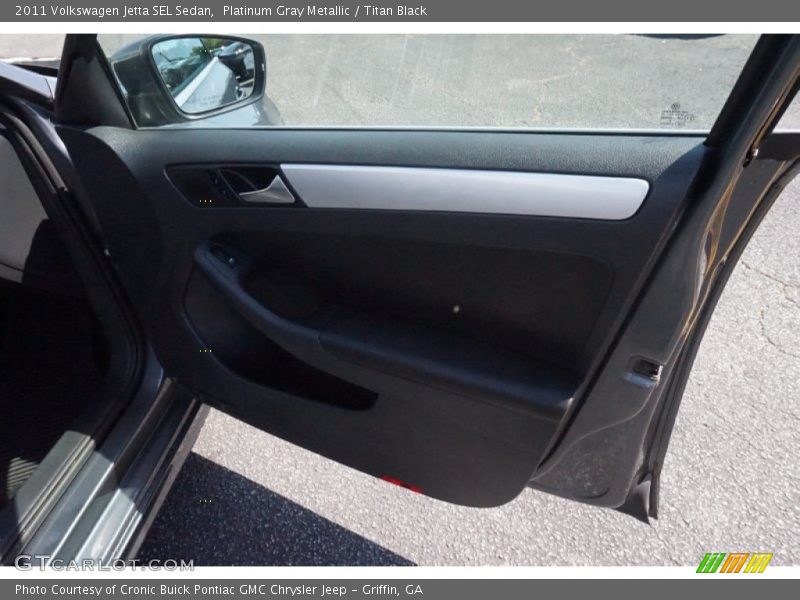Platinum Gray Metallic / Titan Black 2011 Volkswagen Jetta SEL Sedan