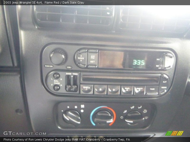 Flame Red / Dark Slate Gray 2003 Jeep Wrangler SE 4x4