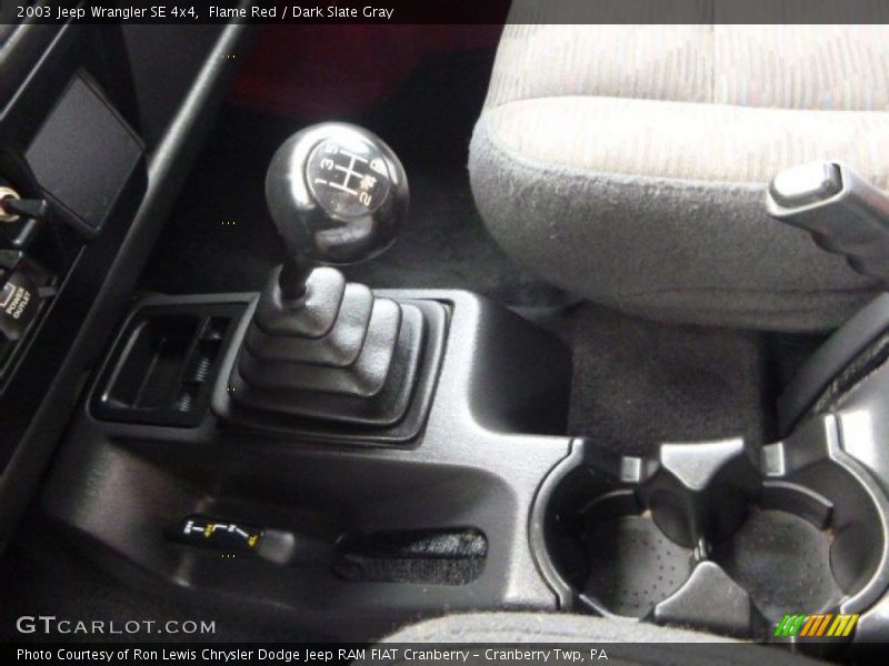 Flame Red / Dark Slate Gray 2003 Jeep Wrangler SE 4x4
