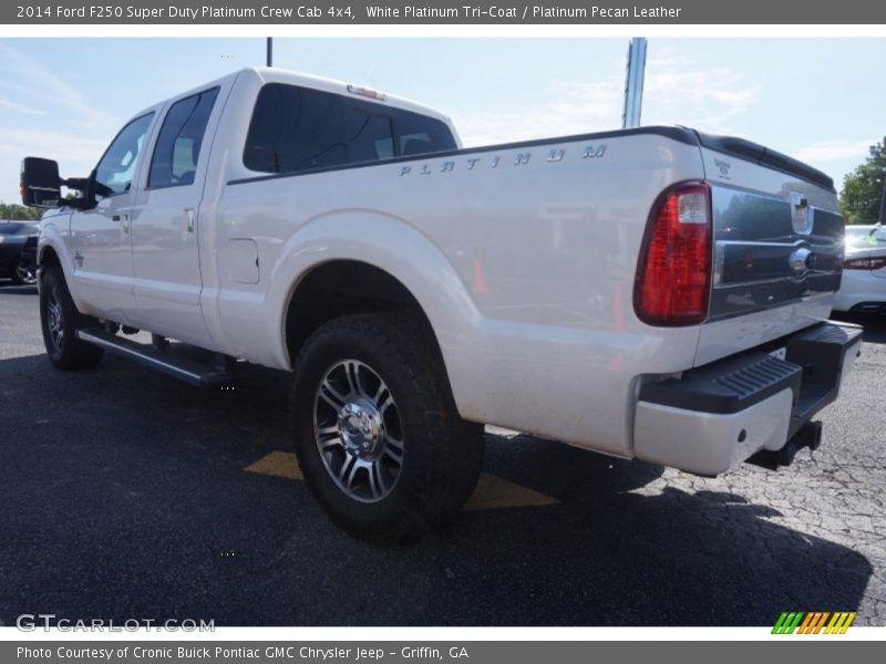 White Platinum Tri-Coat / Platinum Pecan Leather 2014 Ford F250 Super Duty Platinum Crew Cab 4x4