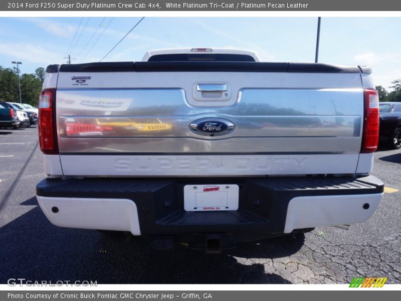 White Platinum Tri-Coat / Platinum Pecan Leather 2014 Ford F250 Super Duty Platinum Crew Cab 4x4