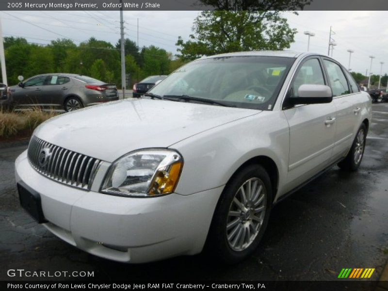 Oxford White / Shale 2005 Mercury Montego Premier
